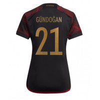 Nemecko Ilkay Gundogan #21 Vonkajší Ženy futbalový dres MS 2022 Krátky Rukáv
